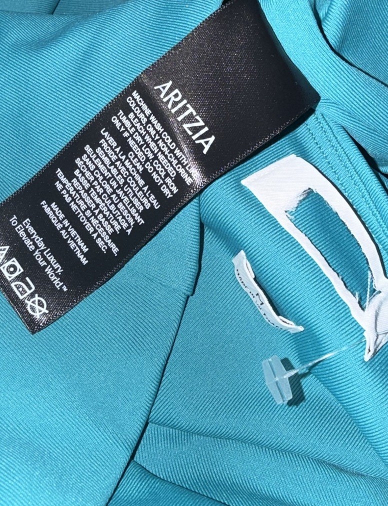 Aritzia Original Contour Enrapture Maxi Tube Dress In Oxidized Teal In Medium