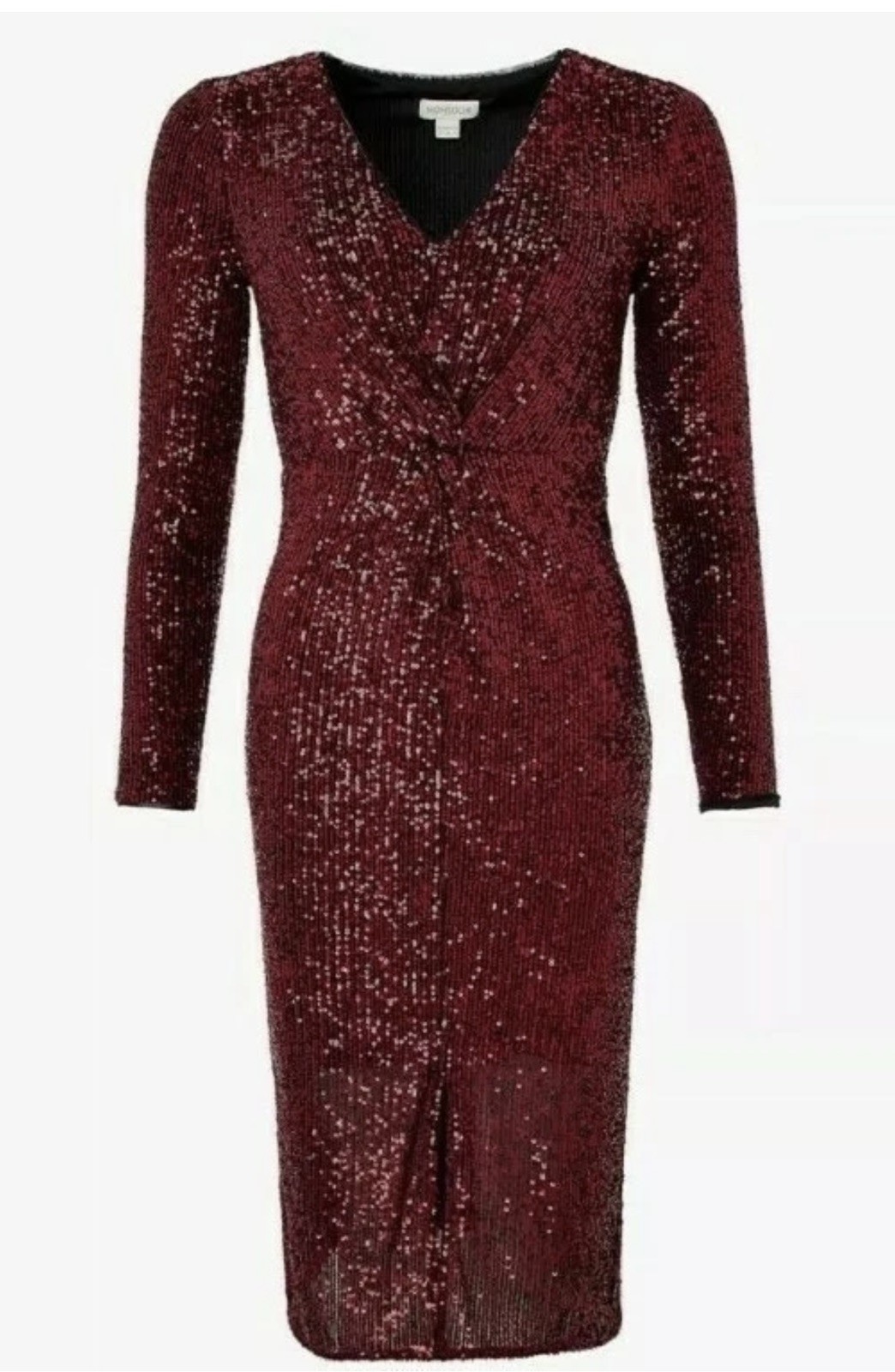 New MONSOON Size 12 RED SEQUIN DRESS BNWT