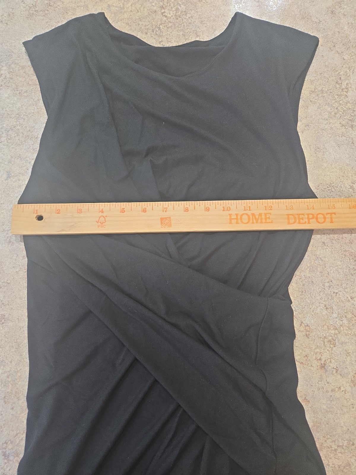 T by Alexander Wang Twisted Top Women’s Medium Black Sleeveless Jersey NWOT