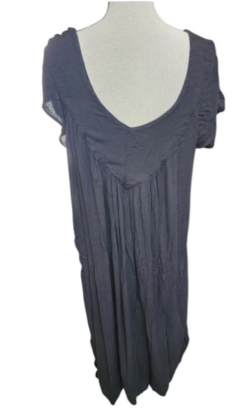 Just Love Boho Hippie Black Embellished Dress OS Black