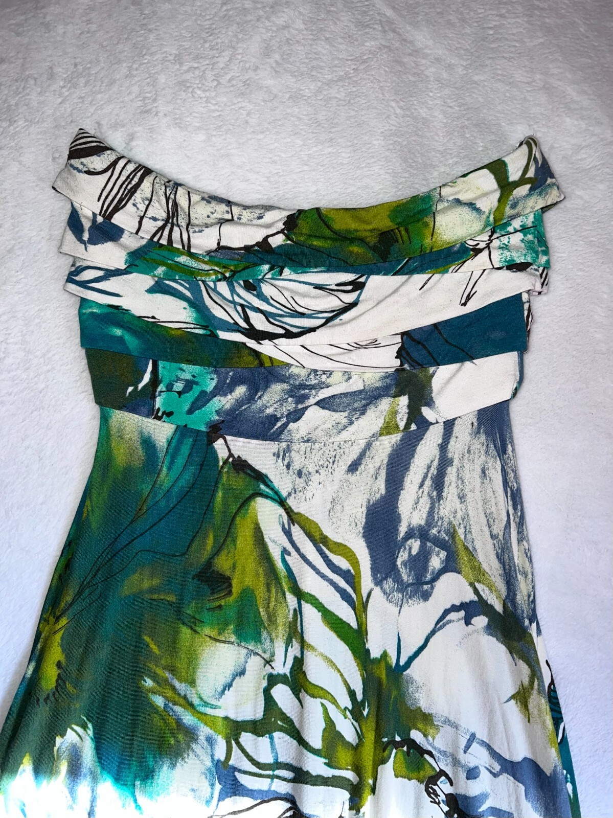 Pookie & Sebastian Strapless Dress – Small