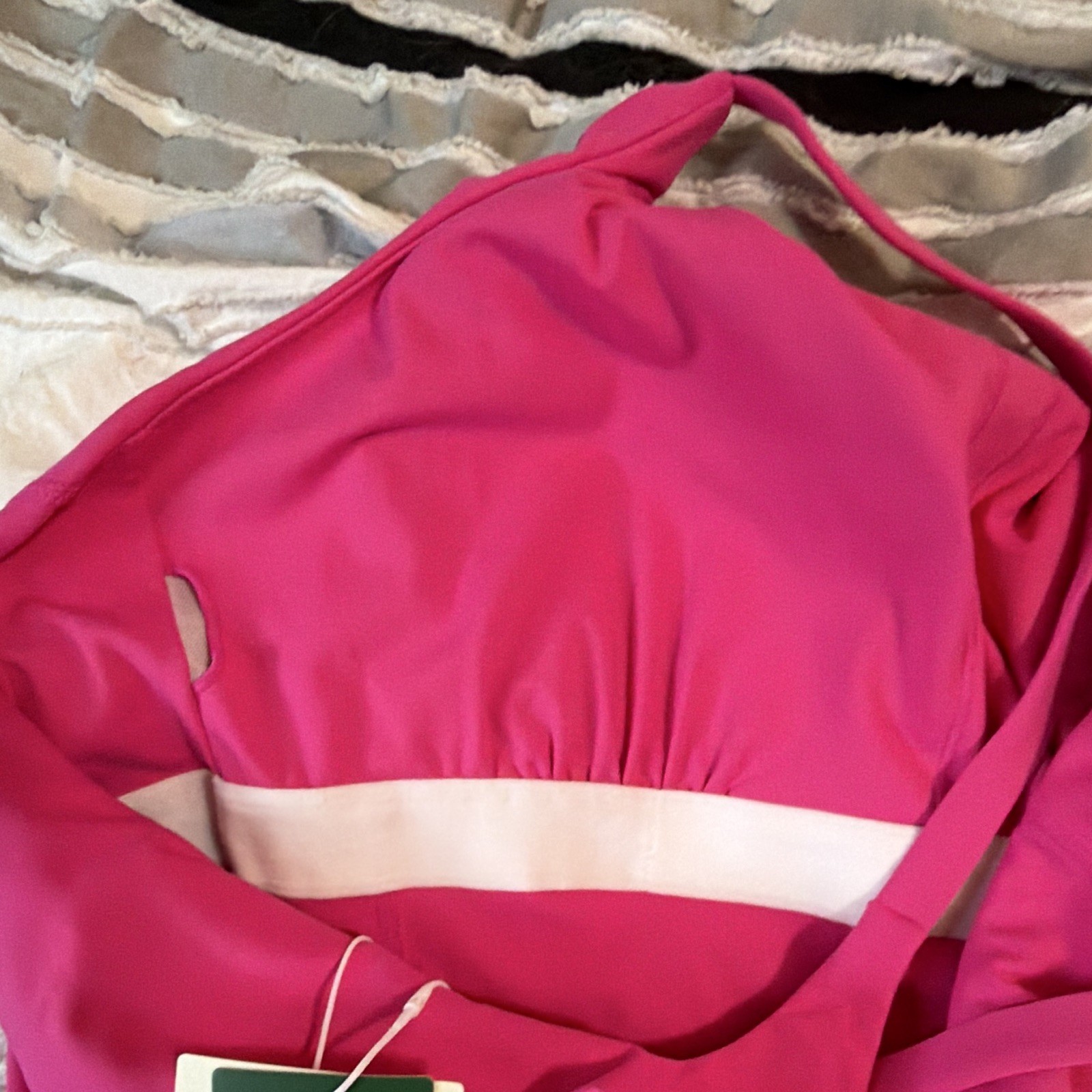 Halara Softlyzero Plush Pink Tall XL easy Peezy dress One-Piece Built-in Bra