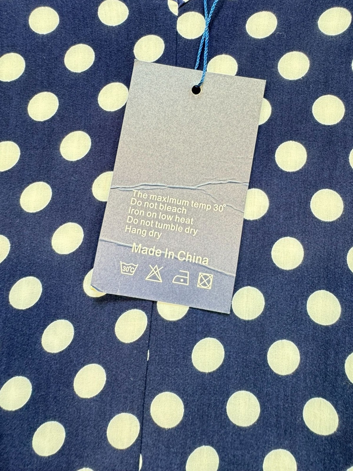Lilbetter Womens Polka Dot Maxi Sleeveless Dress Medium Blue & White Strappy