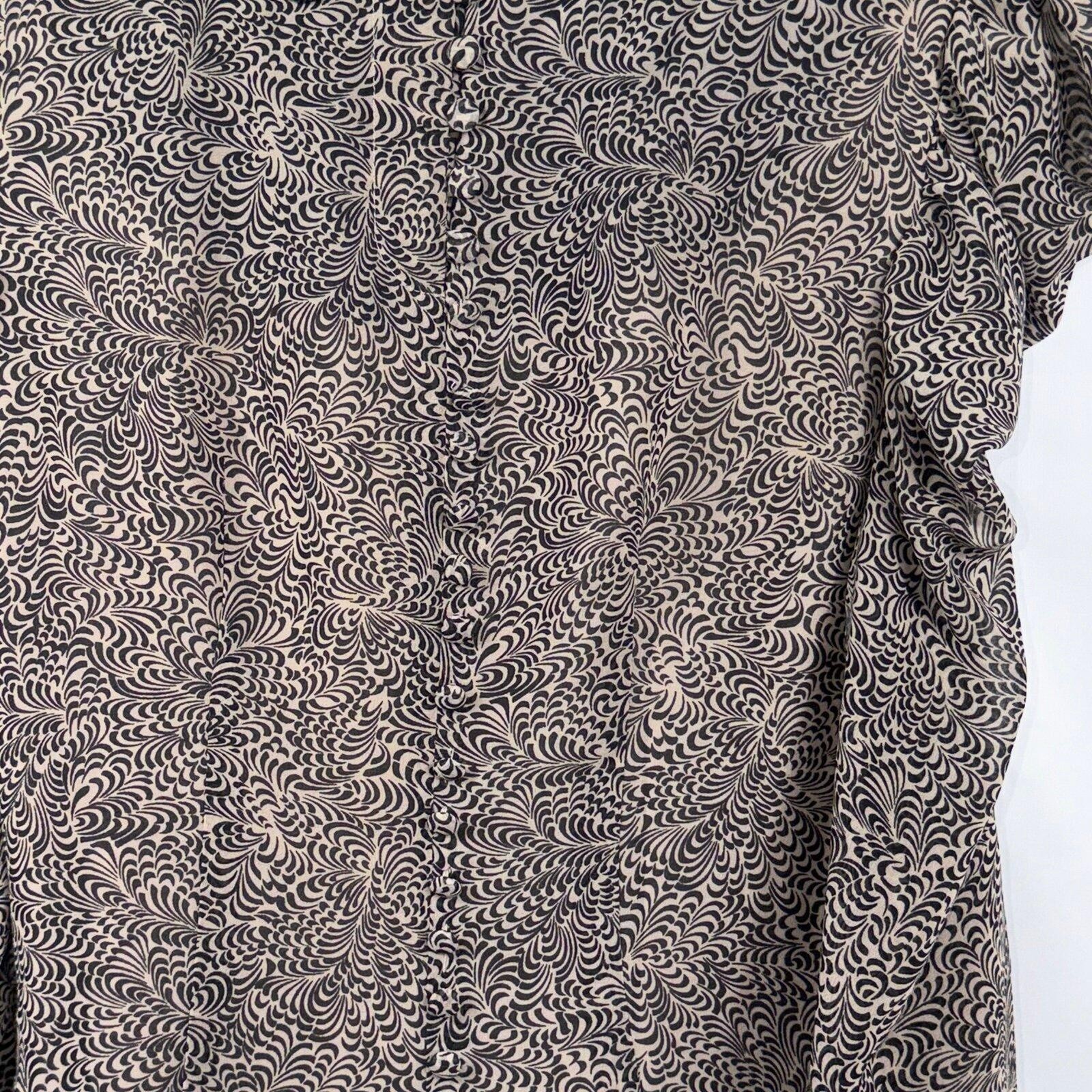 French Connection Printed Embellished Shift Dress 6 NWOT