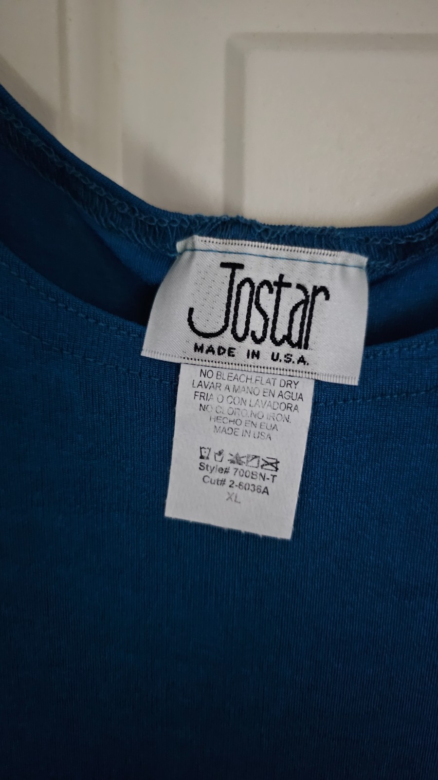 Jostar Travelers Turquoise Sleeveless Maxi Dress Stretch Knit SZ XL Classic