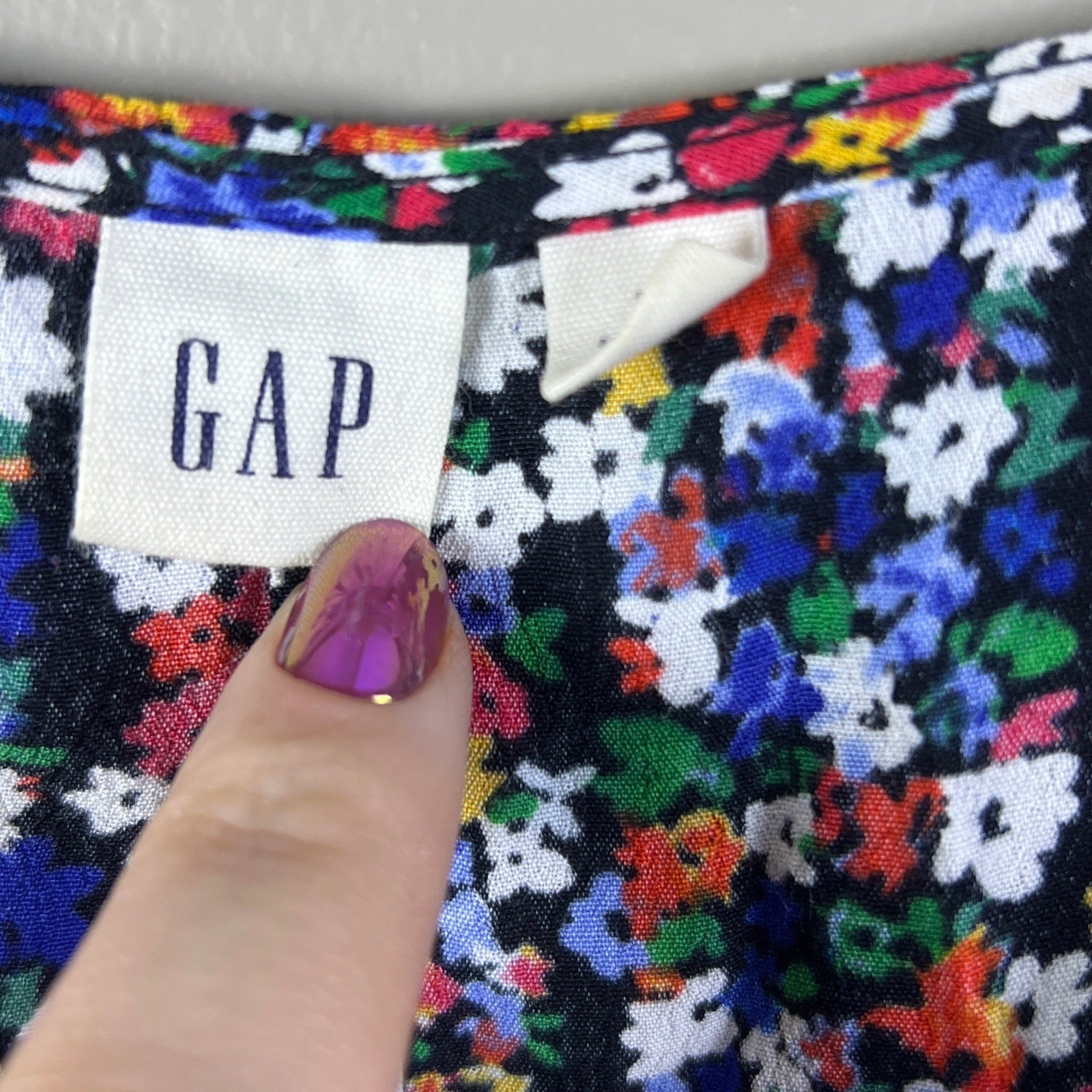 Gap Floral Handkerchief Cami Dress 2010s Women’s M Cottagecore