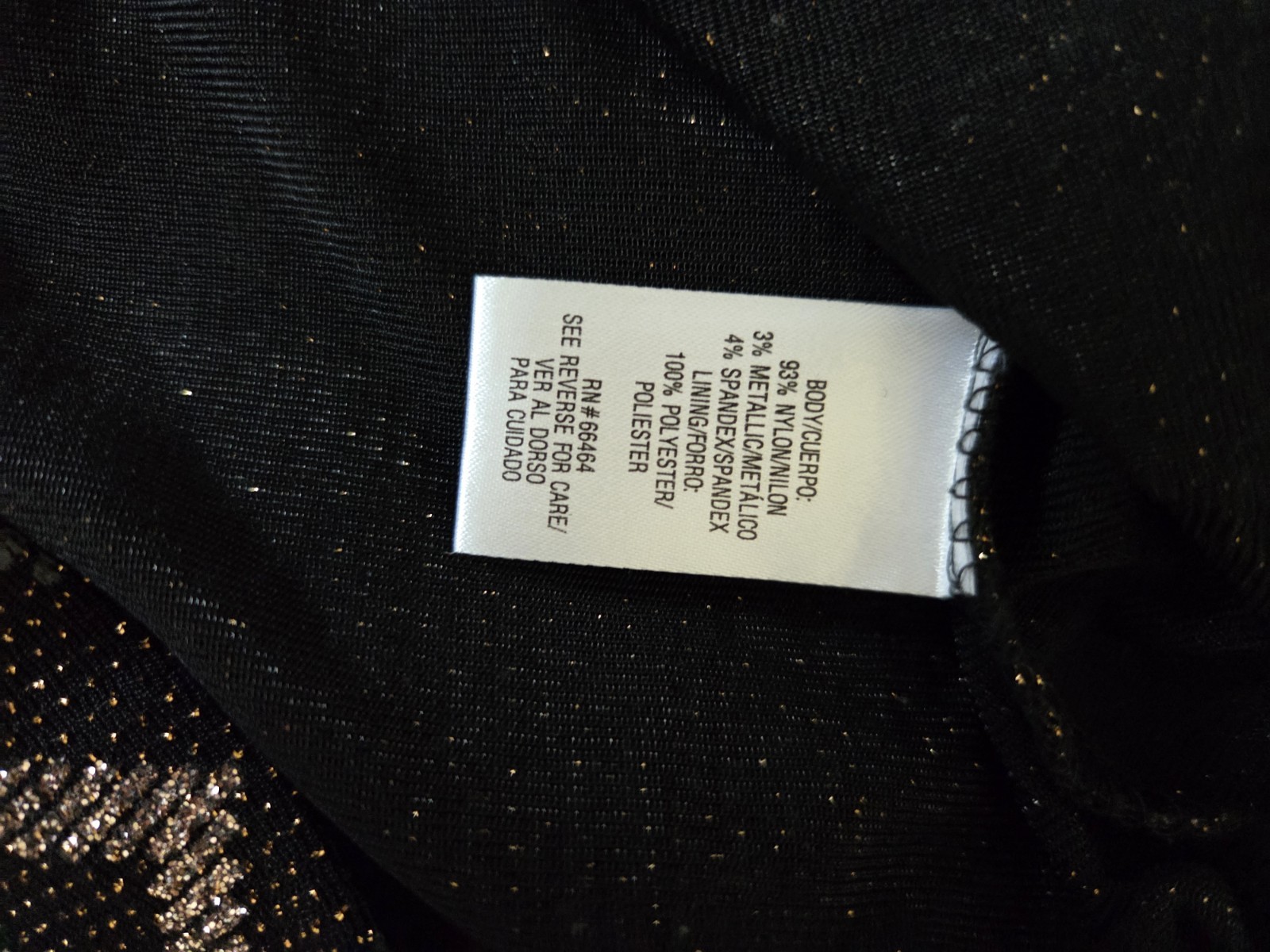 Studio One Women’s Metallic Chevron Shift Dress Size 14 Black Gray Lined Knit