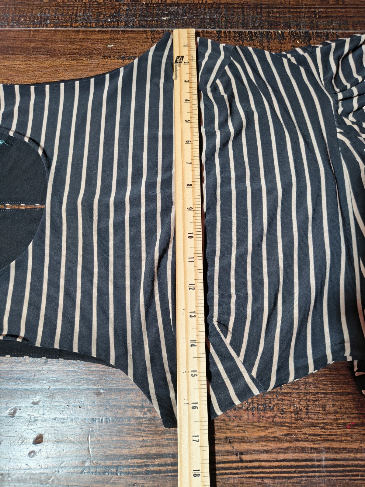 Lauren Halph Lauren Sleeveless Black and Cream Stripped Maxi Dress