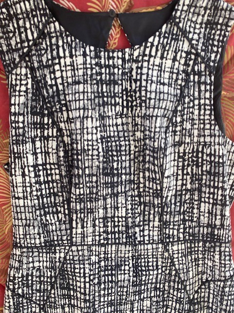 BARGAIN PRICE on Chic H&M Sleeveless Black Abstract Print Dress SZ 12