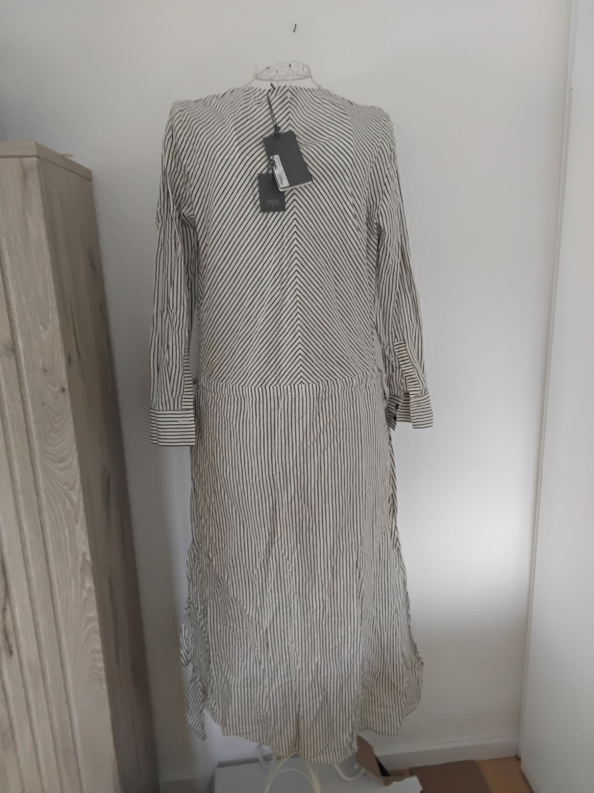 Lorena Antoniazzi long dress size 40, multi-colored, striped, cotton NP €500