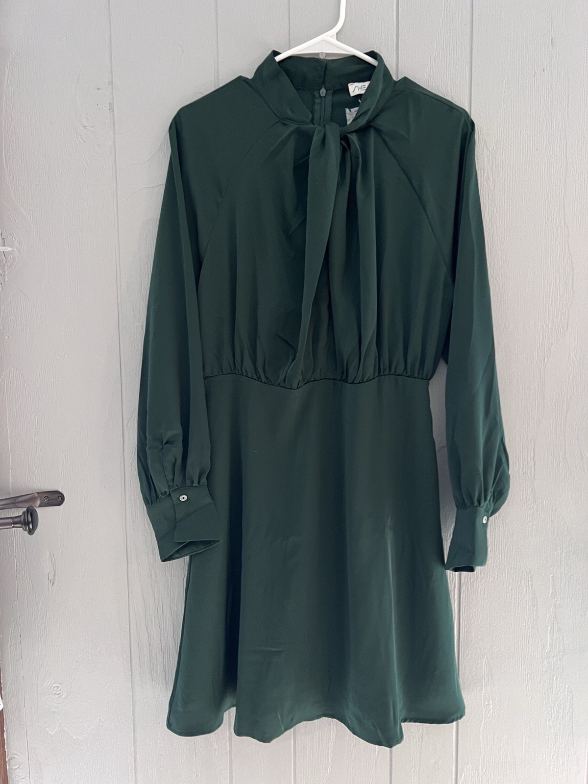 She + Sky Women’s XL Emerald Green Long Sleeve Dress Holiday