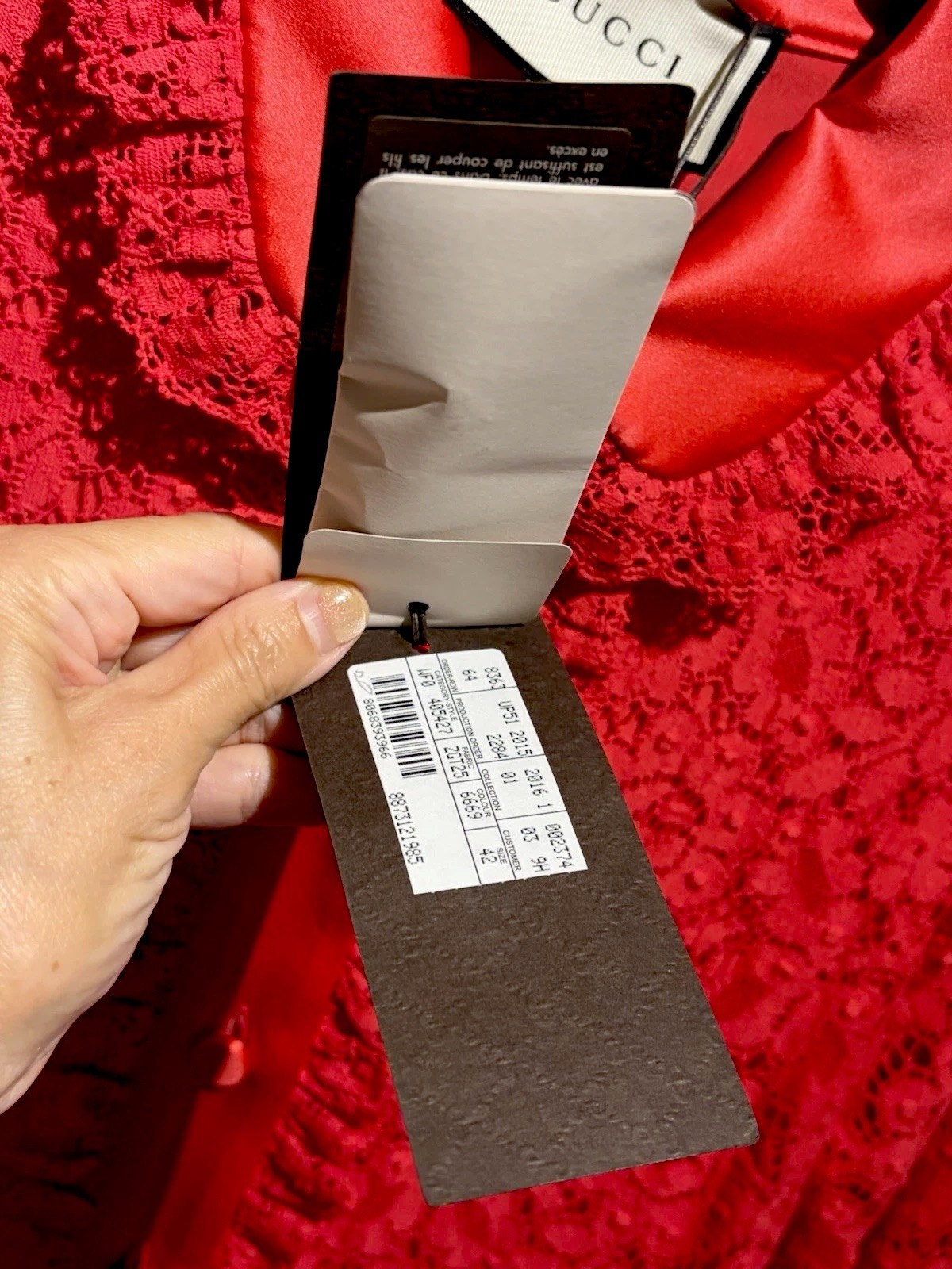 NWT Gucci Lace Collared Cluny Mini Dress 42 Fits Like Small-Medium Ships FREE!