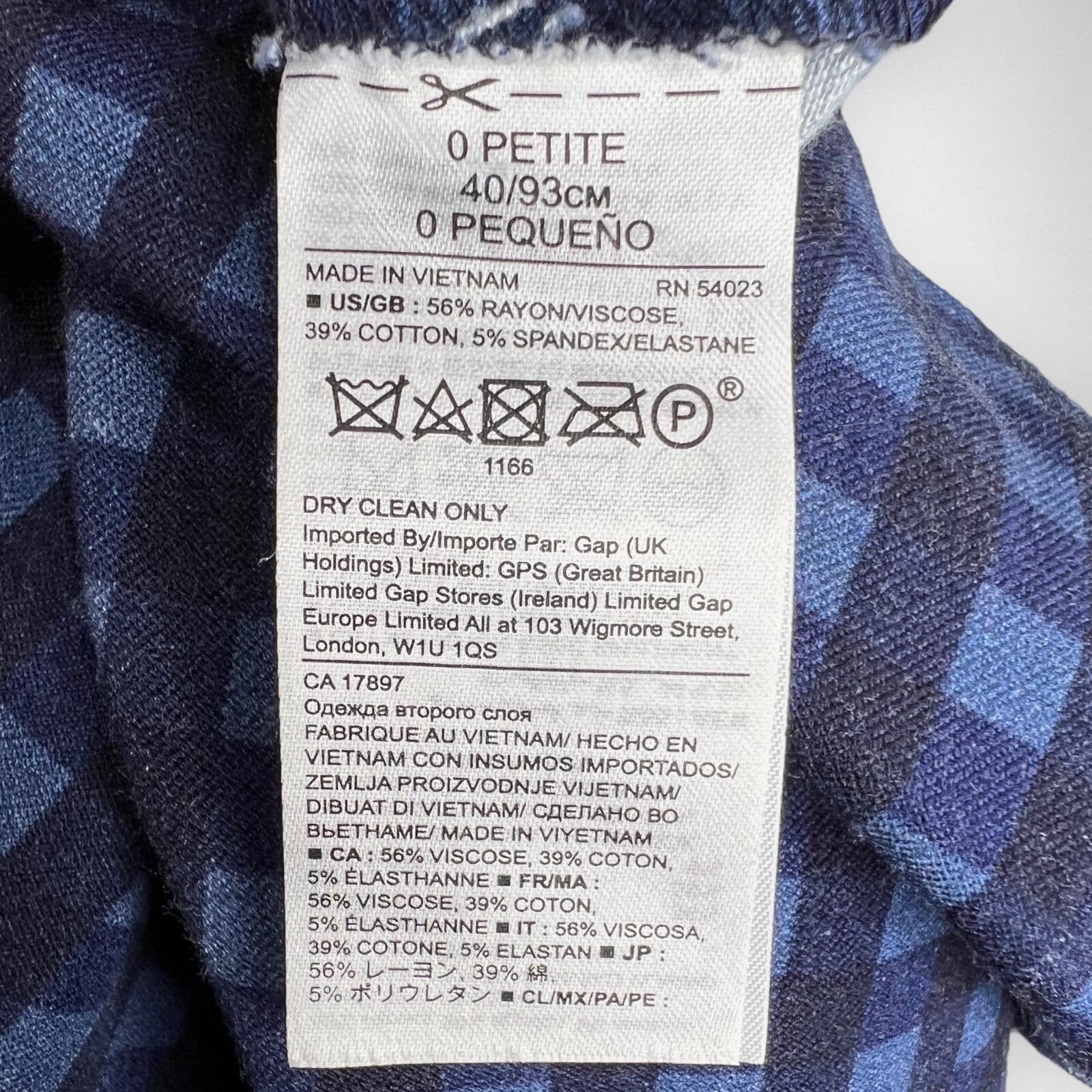 BANANA REPUBLIC 0 Petite Bi Stretch Blue Gingham Sheath Dress 0 Casual