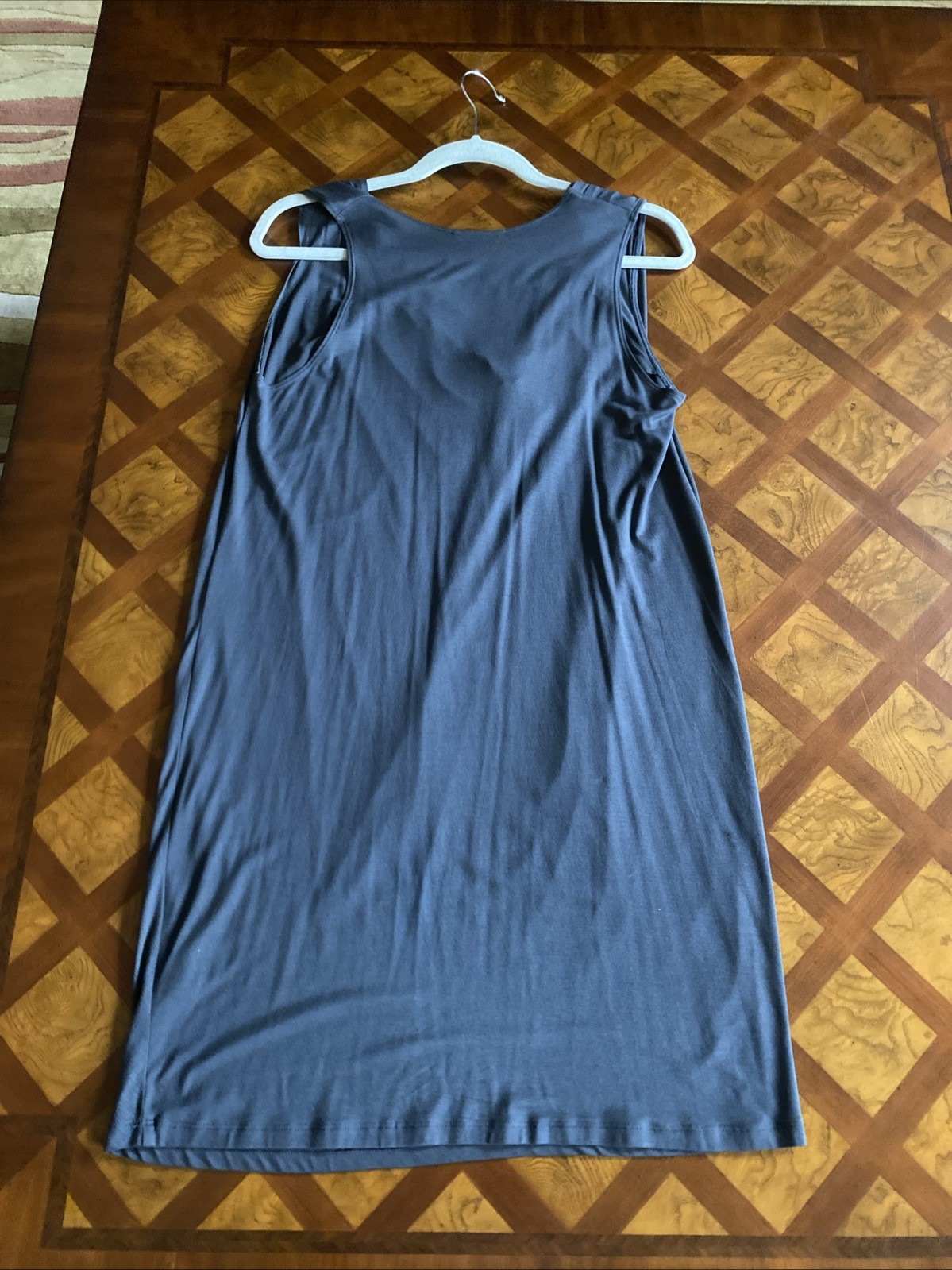 Vince Draped Dress Knit Stretch Y2K Vintage Asymmetric Size L Cowl Neck Comfort