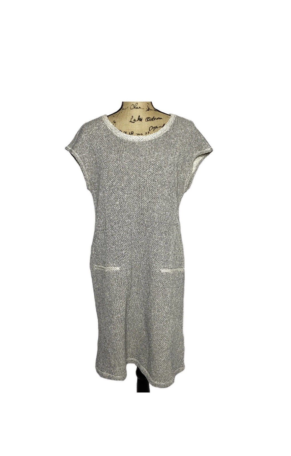 *Rare Eileen Fisher Women’s Organic Cotton Blend Romper Shift Dress Size S 36”
