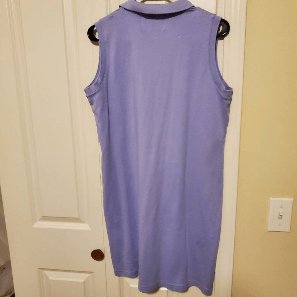 HSZ Studio Periwinkle Polo Cotton Dress – Size Medium