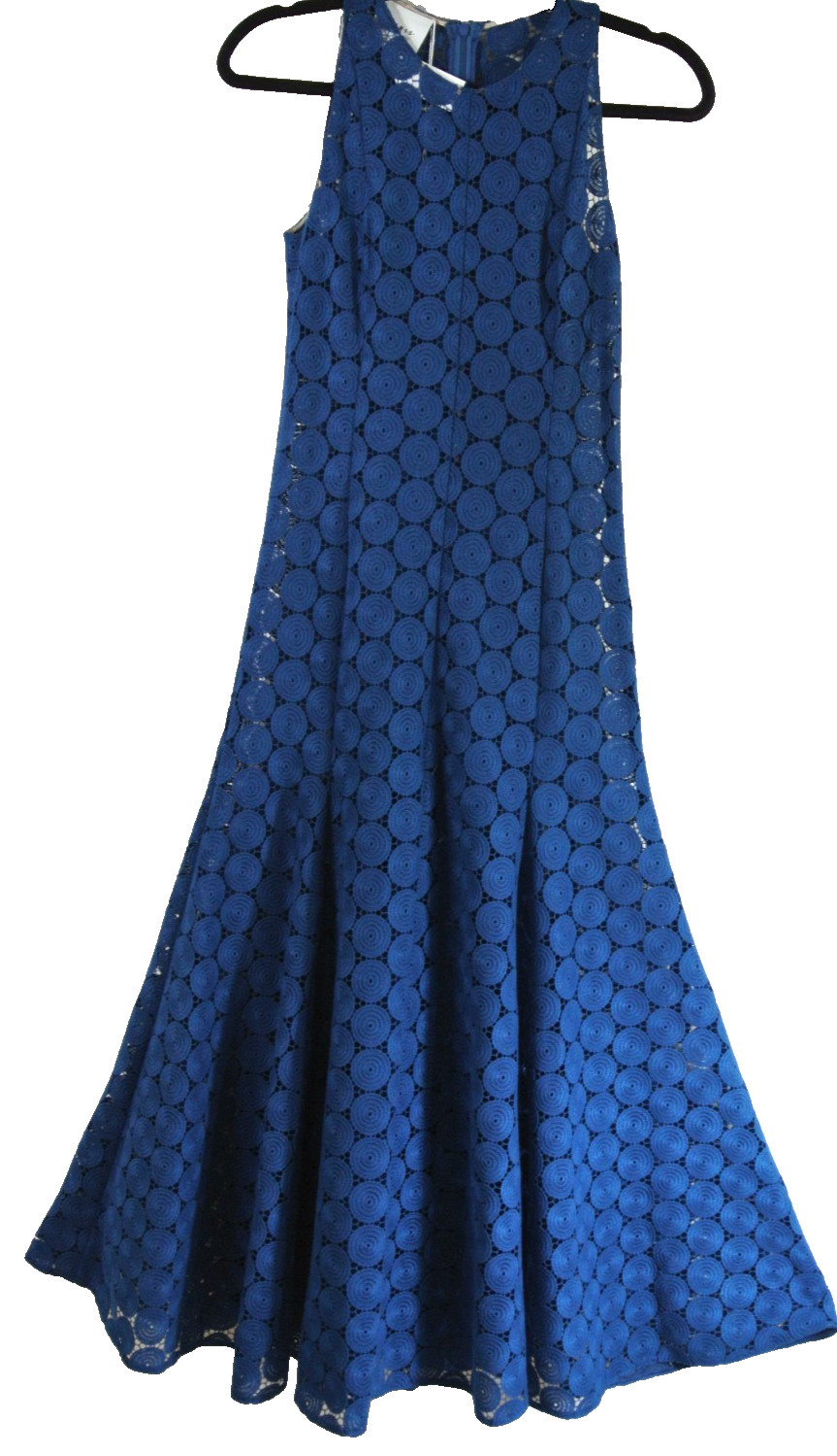 NEW/missing slip, Akris punto Dot Guipure Lace A-Line Midi Dress 4 #DD72