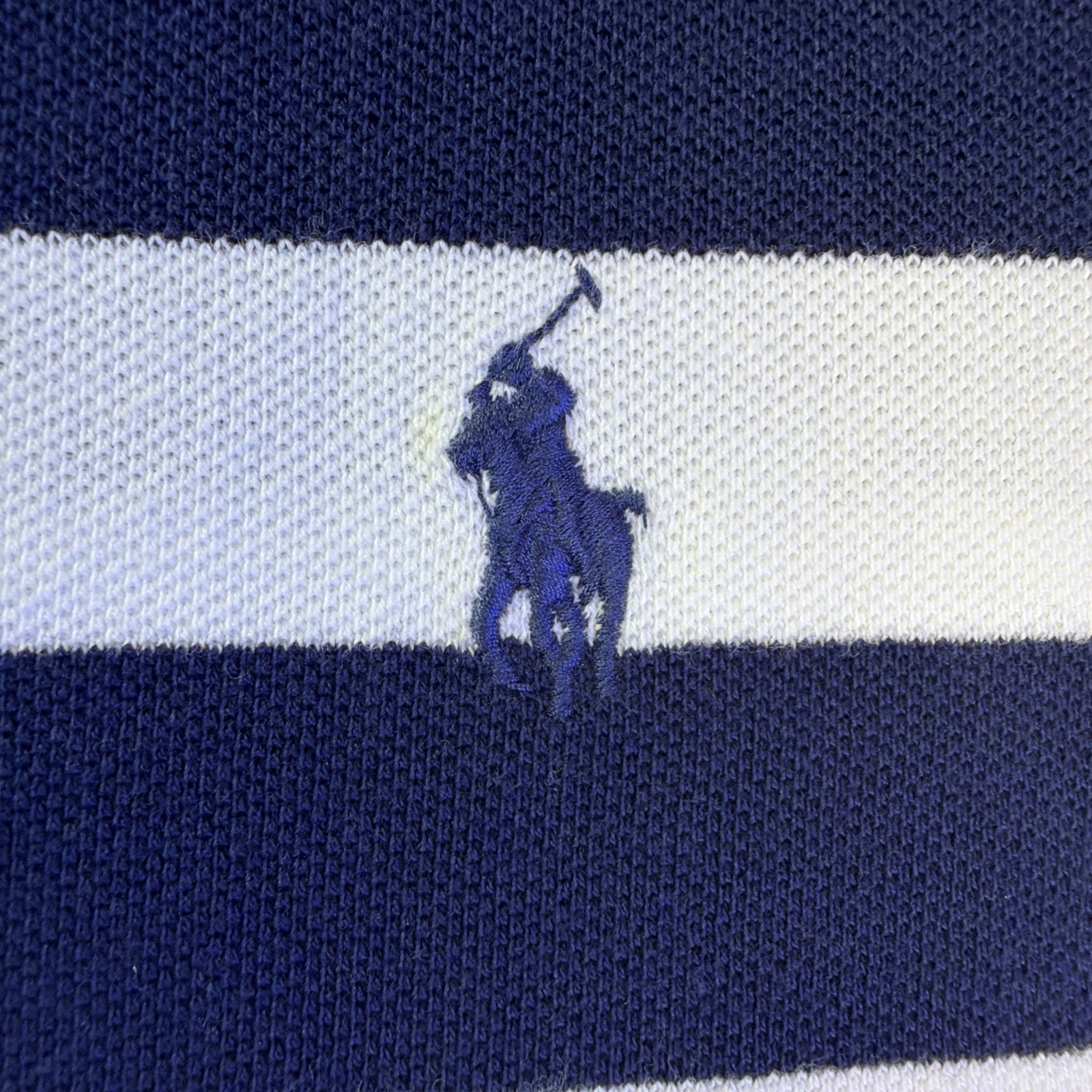 Polo Ralph Lauren The Mesh Mini Shirt Dress Sz XL Golf Tennis Sport Blue White