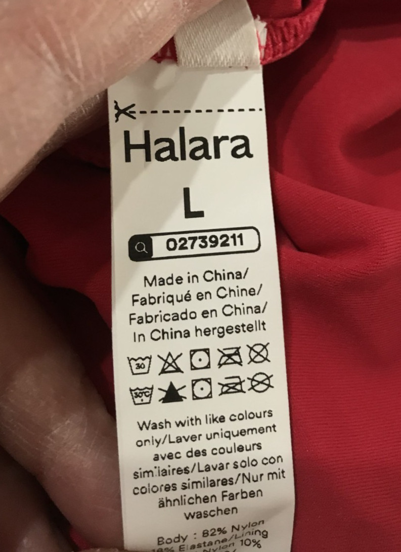 Halara, Women L, Red Sleeveless Stretch Active Athletic Bodycon Inner Bra Dress
