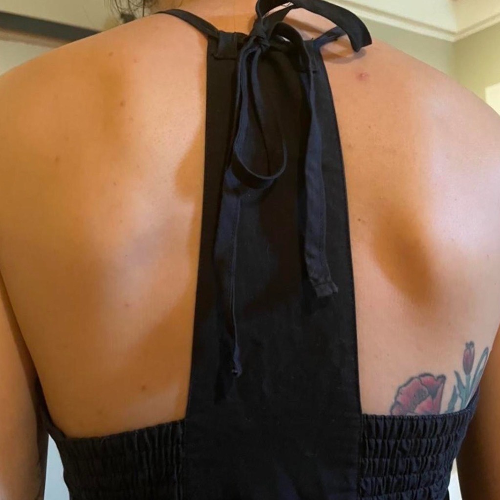 The North Face Womens Halter Neck Dress Black Size S Sporty Hiking Casual Travel