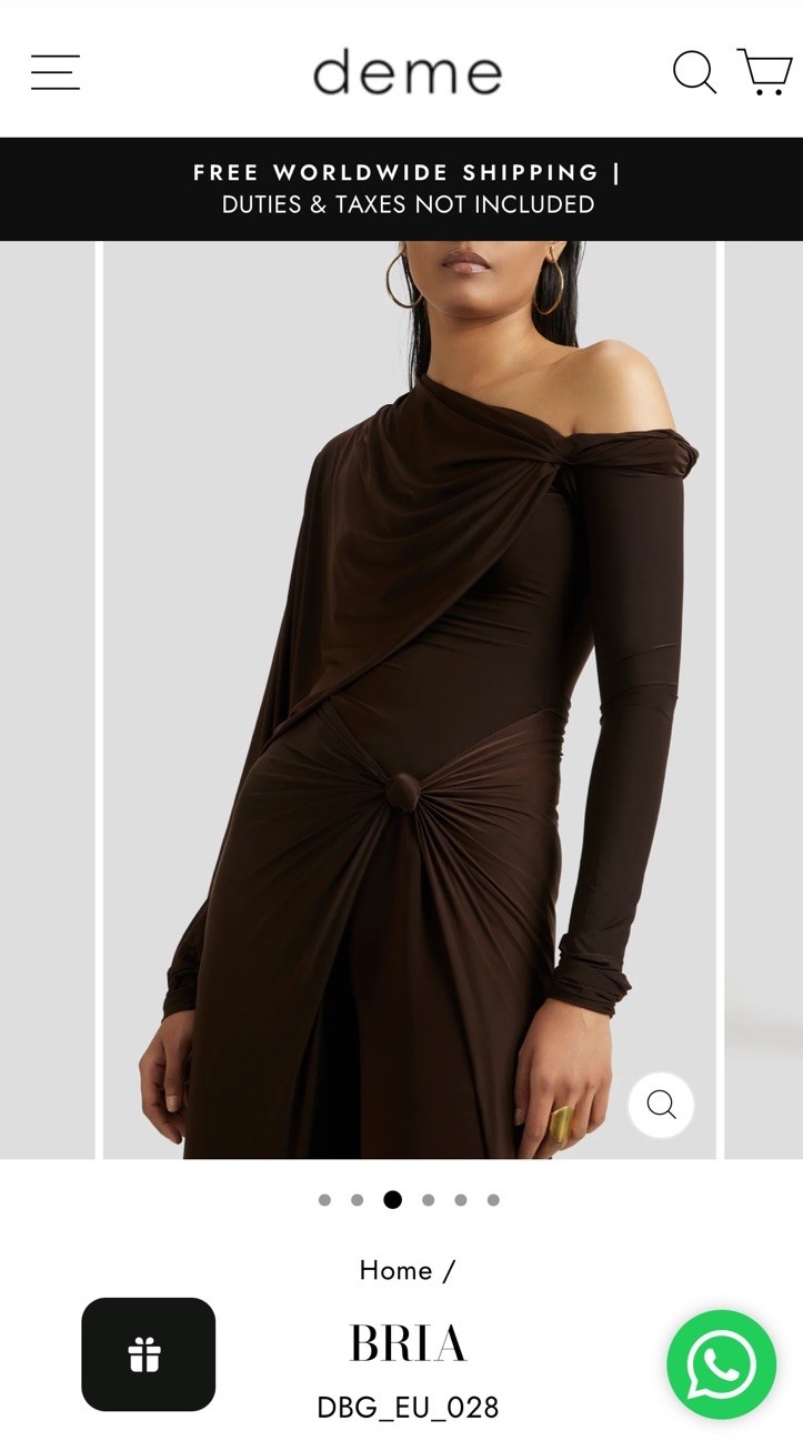BRIA Dress + Pant Espresso Brown Deme by Gabriella XL NWT