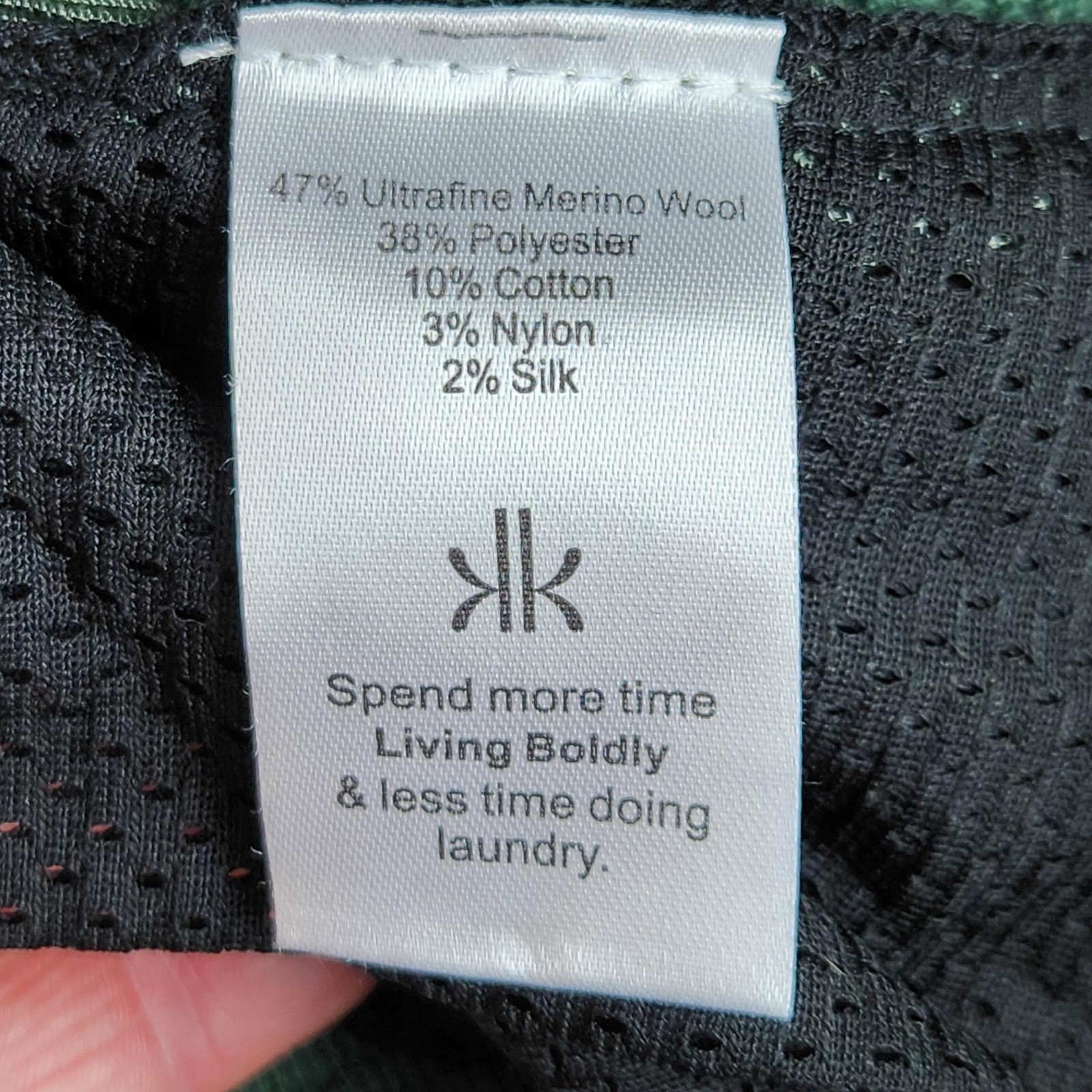 Krimson Klover Dress Womens Small Green Merino Wool Blend Maker Hoodie Sweater