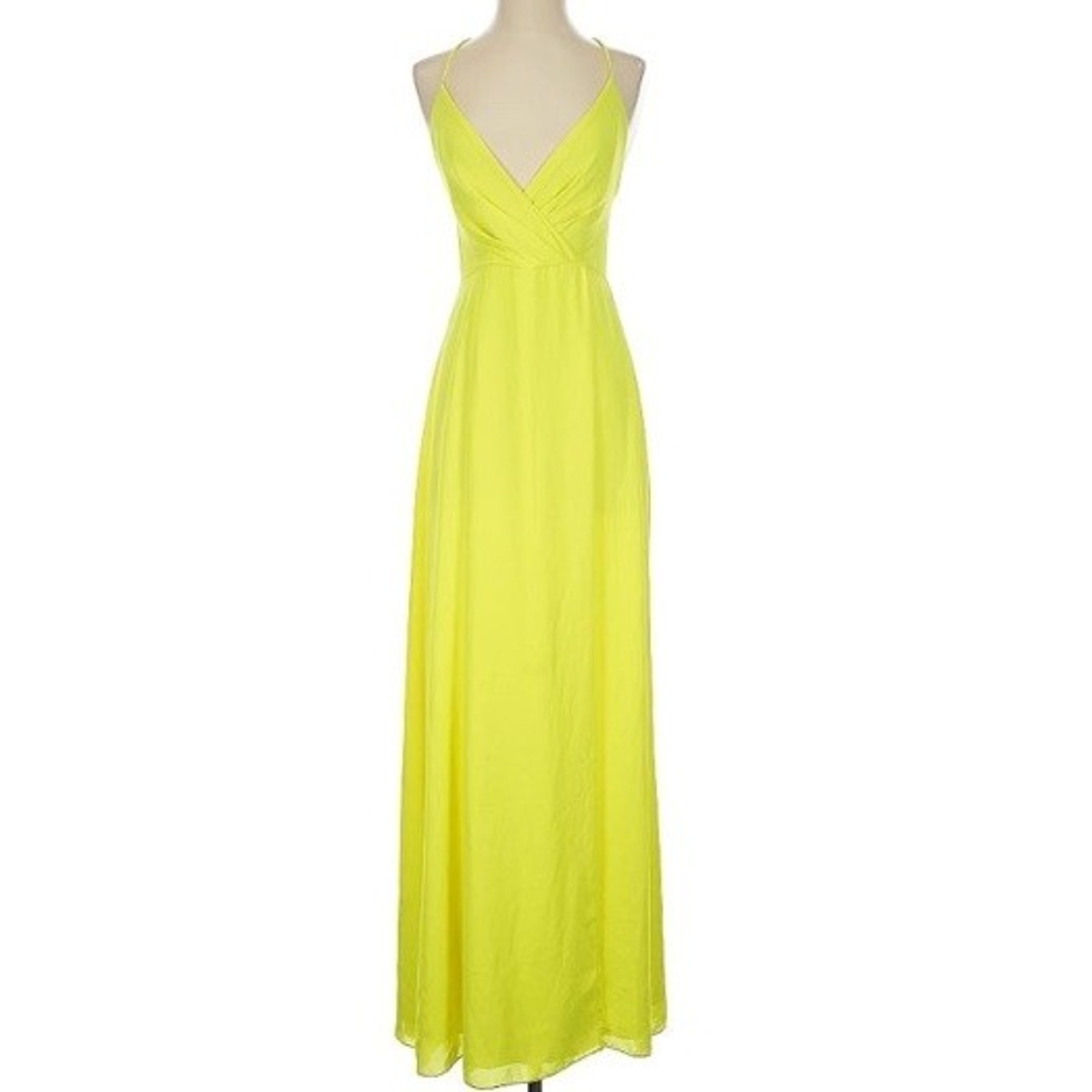Jay Godfrey Neon Yellow Turner Maxi Gown — 6 Chartreuse Summer Wedding Guest