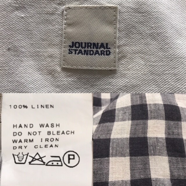 Journal Standard Linen Check Jumper Dress Graphite Beige Check Combo One Size