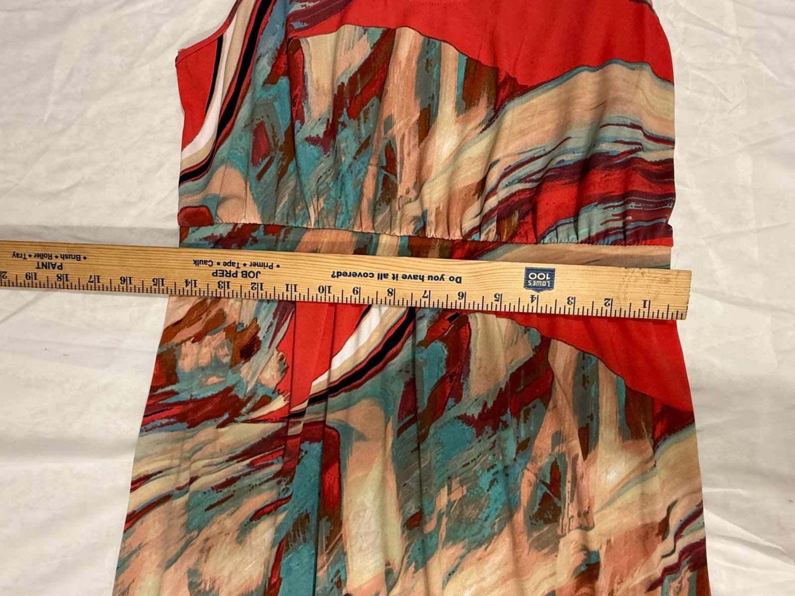 SIMPLY Vera VERA WANG Medium Geometric Print Versatile Dressy Casual Sun Dress