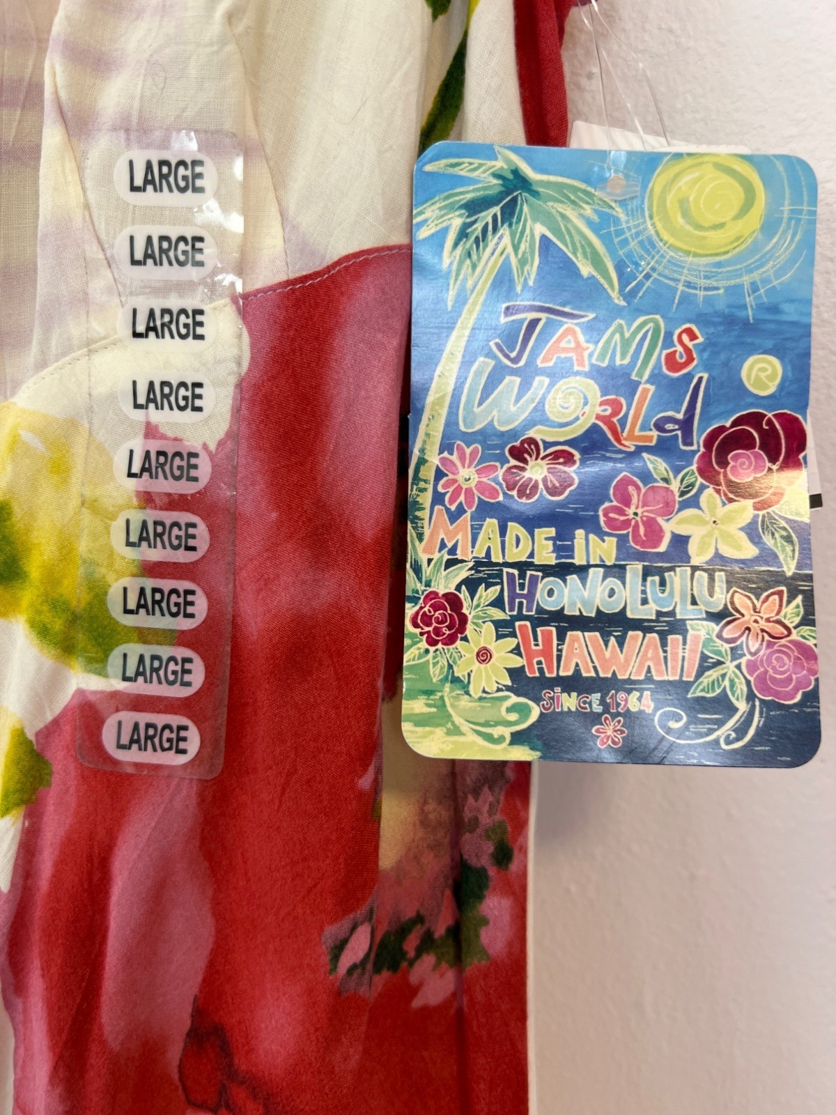 Jam’s World Hula Moon Window Flower Sundress NEW Large Floral Tropical Hawaiian