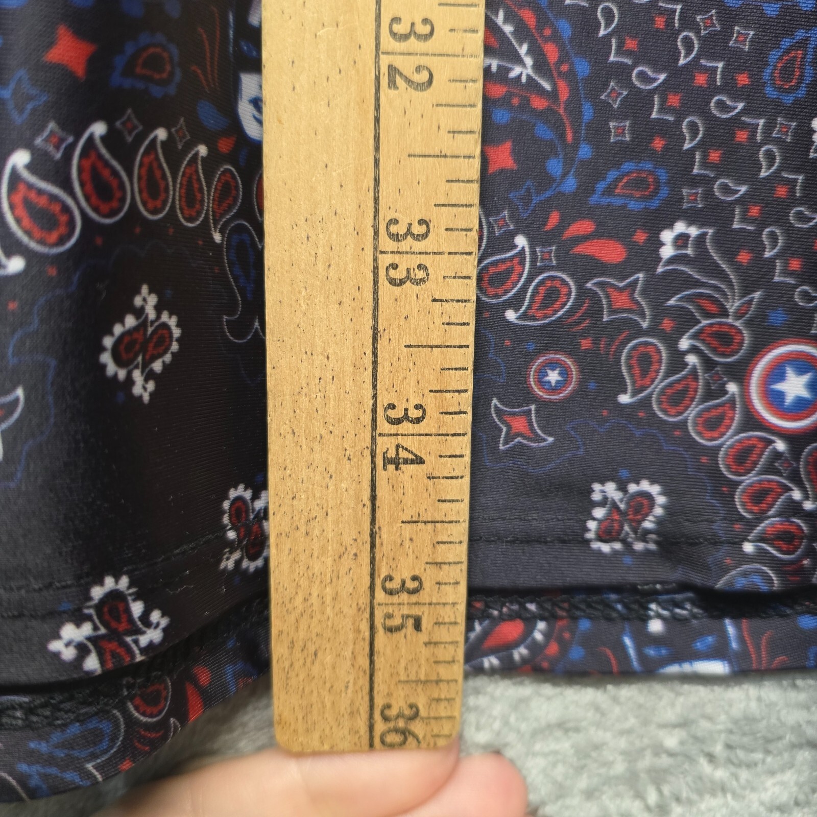 Mighty Fine Marvel Comics Dress Womens Medium Captain America Bandana Stretch