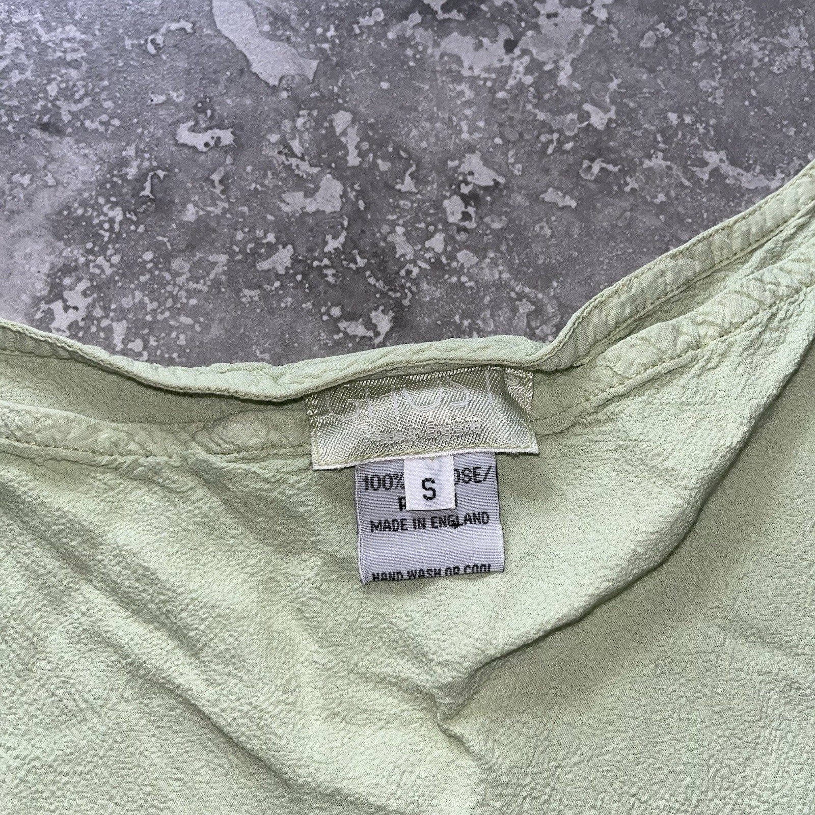 Ghost London Sleeveless Slip Rayon Midi A Line Dress Classy Green S