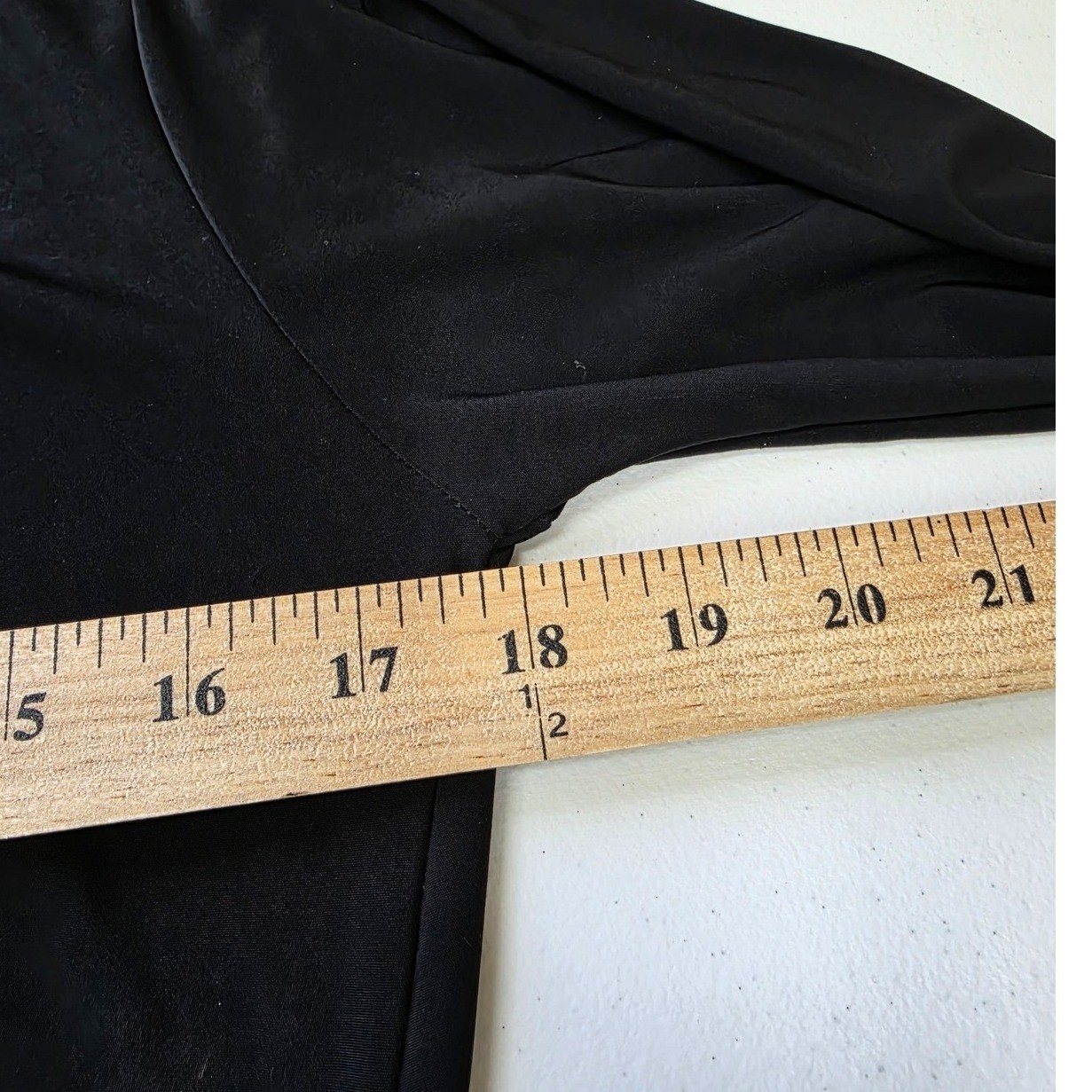 PrettyLittleThing Black Ruched Button Down Maxi Shirt Dress Long Sleeve Size 12