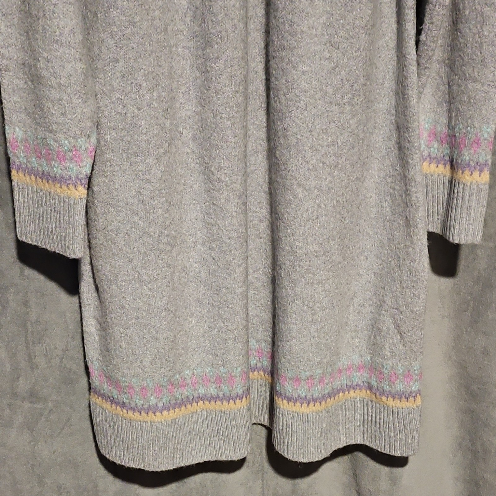 TORRID Mock Neck Sweater Dress Striped Gray Long Sleeve Women’s Size 3 / 3X