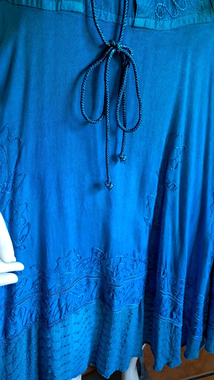 Fashion Terminal Handkerchief Hem Sun Dress Gypsy 12