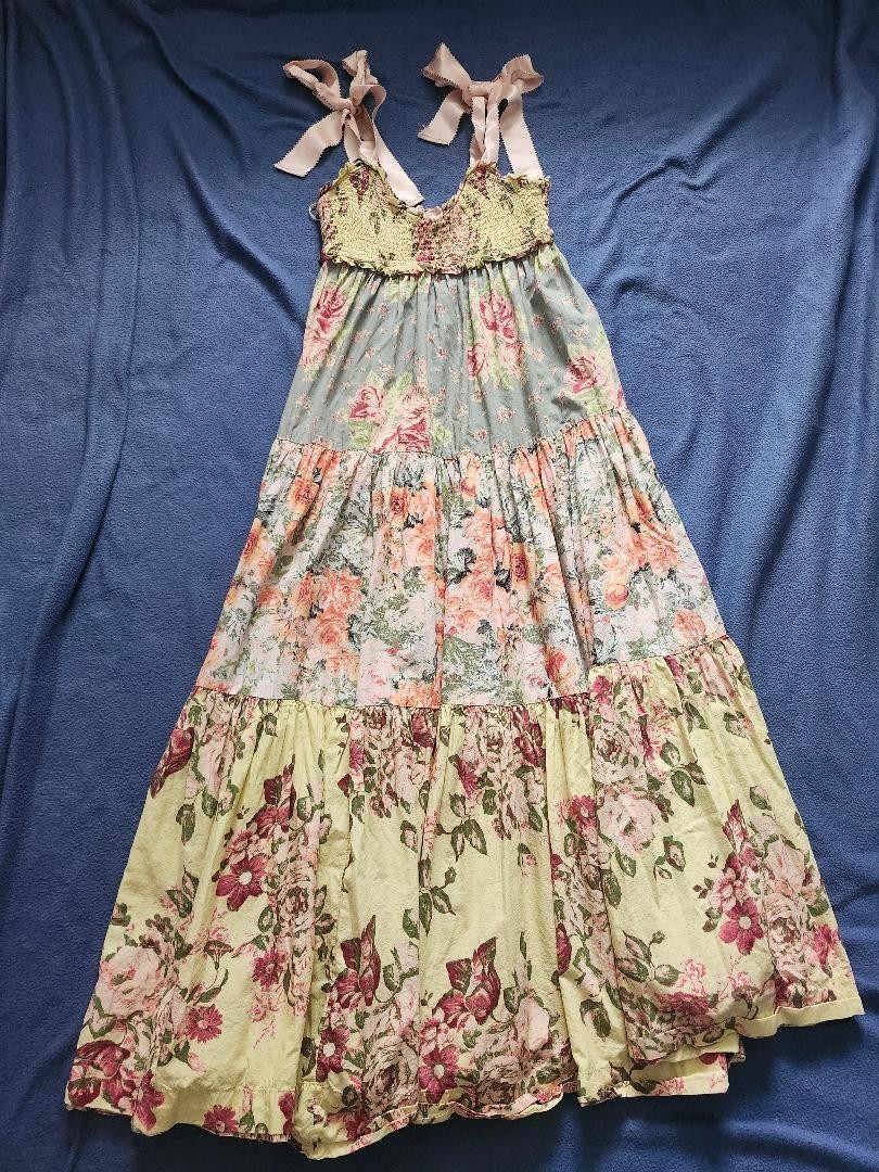 Free People Floral Tiered Boho Maxi Dress – XSTP