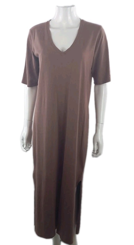 WRAP Ladies London Dress Hemp Organic Cotton MIx Casual Summer Wear UK 10 US 6