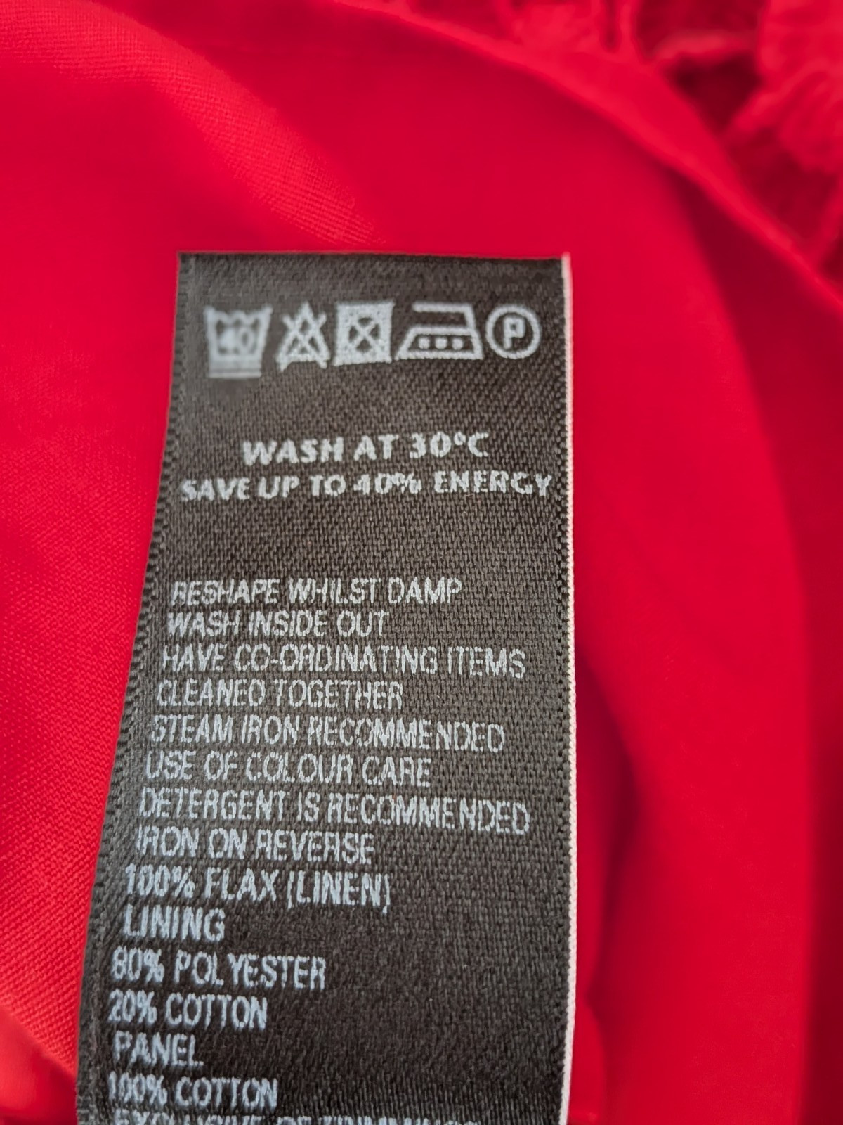 Per Una Y2K linen shift dress embroidered hemline size 10 Marks & Spencer