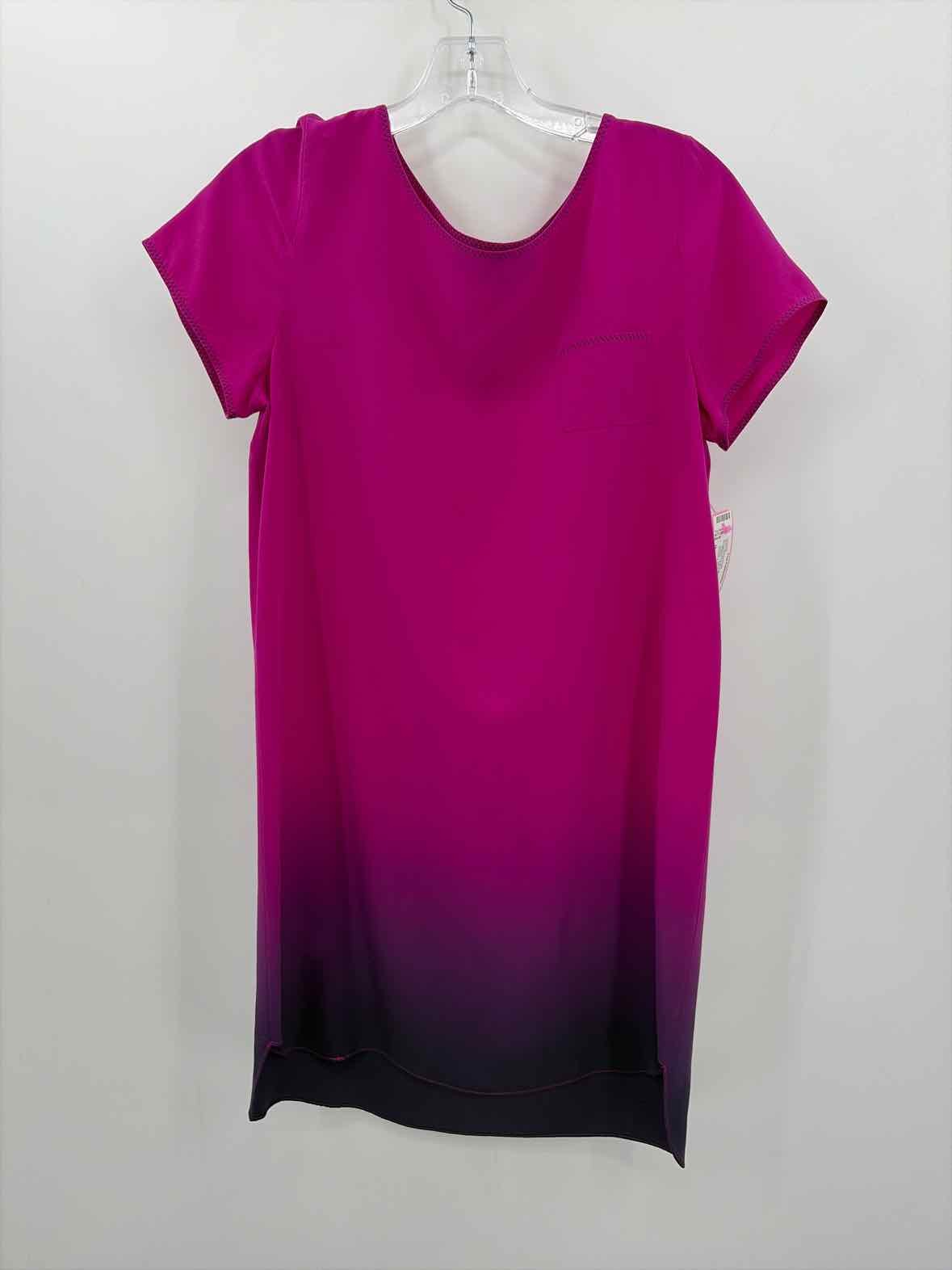 Pre-Owned Gryphon Pink Size Medium Knee Length Short Sleeve Dress