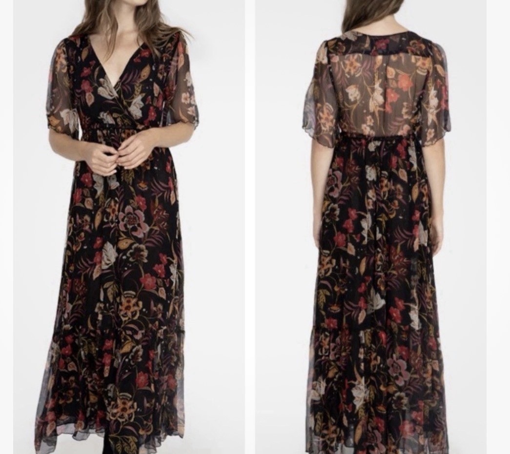 Gorgeous Johnny Was Sucre Silk Max Dress, XL