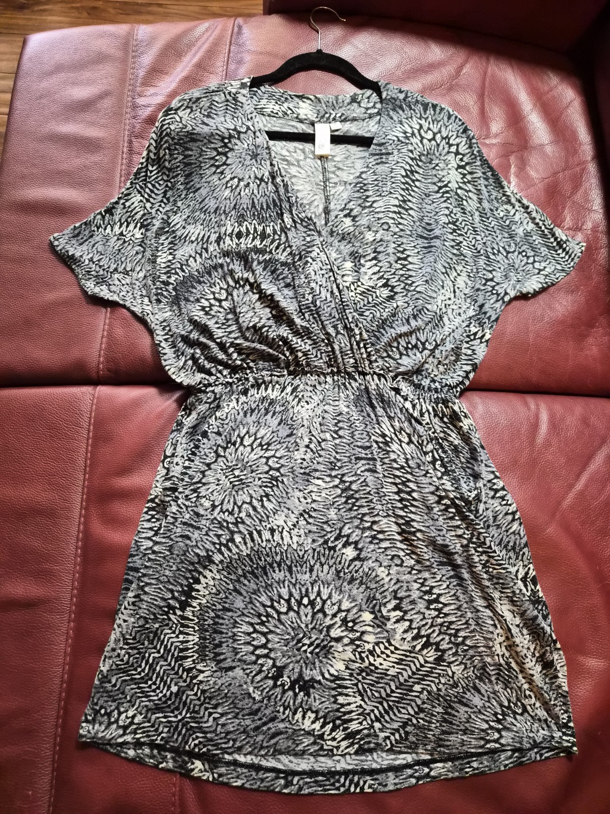 Emma & Michele Mini-dress 2 POCKETS comfortable casual Fits 8 – 12 Machine Wash