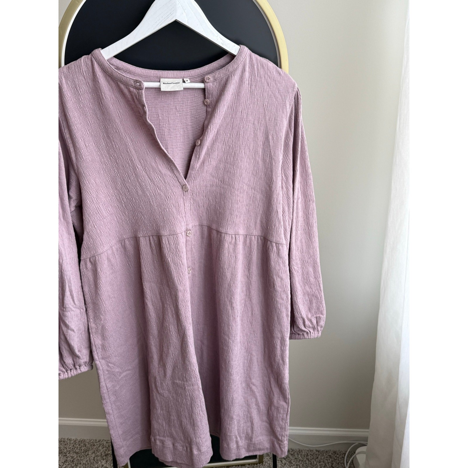 Boutique cotton gauze dress M