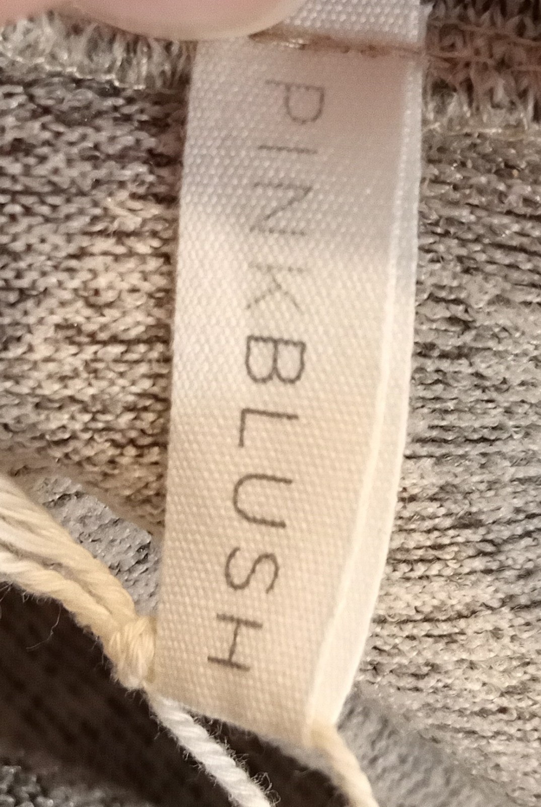 Pinkblush Granite Heather Gray Maternity Dress Women’s Size XL