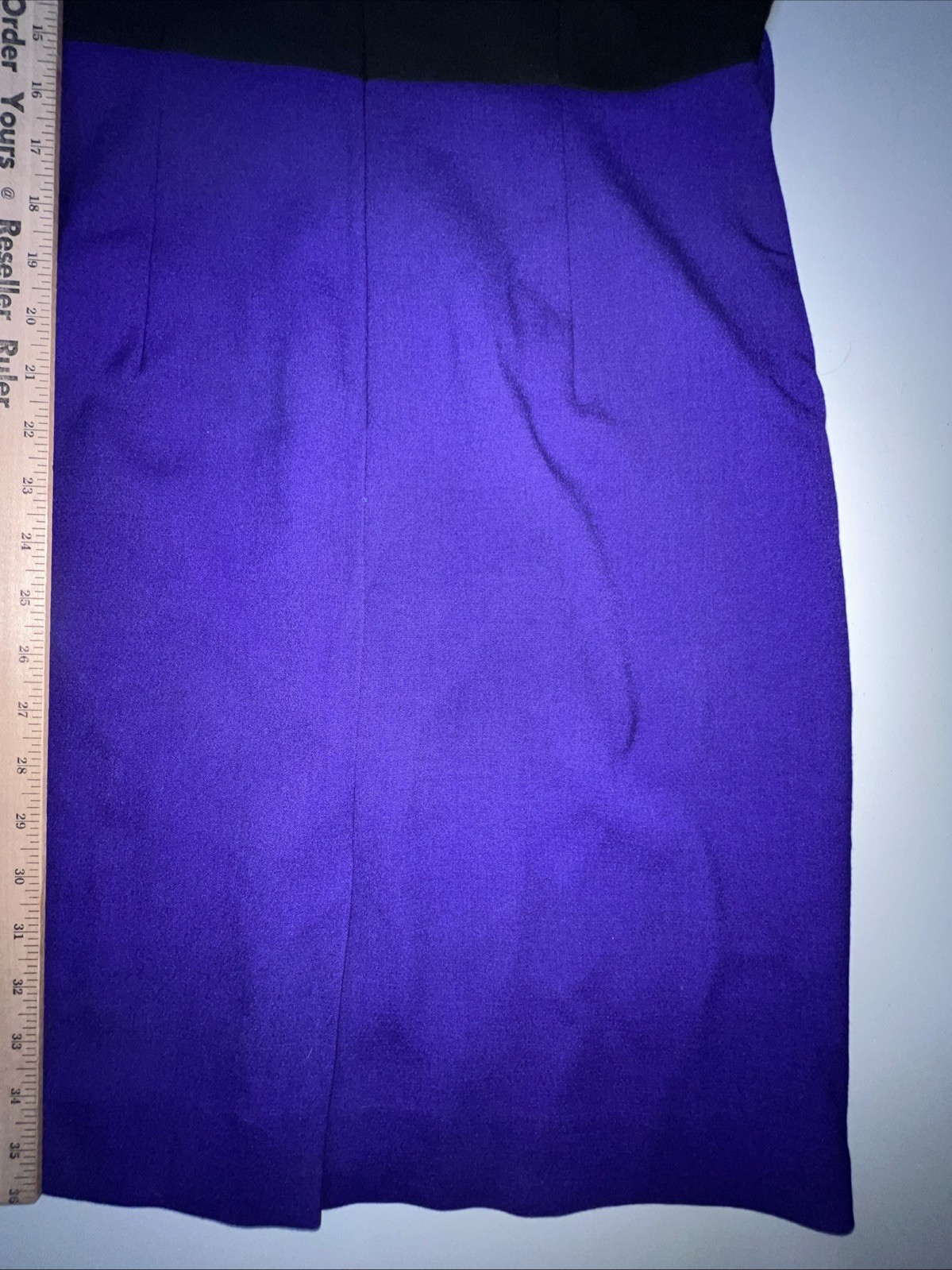 Alilly original dress Medium sleeveless purple black knee length lined stretch