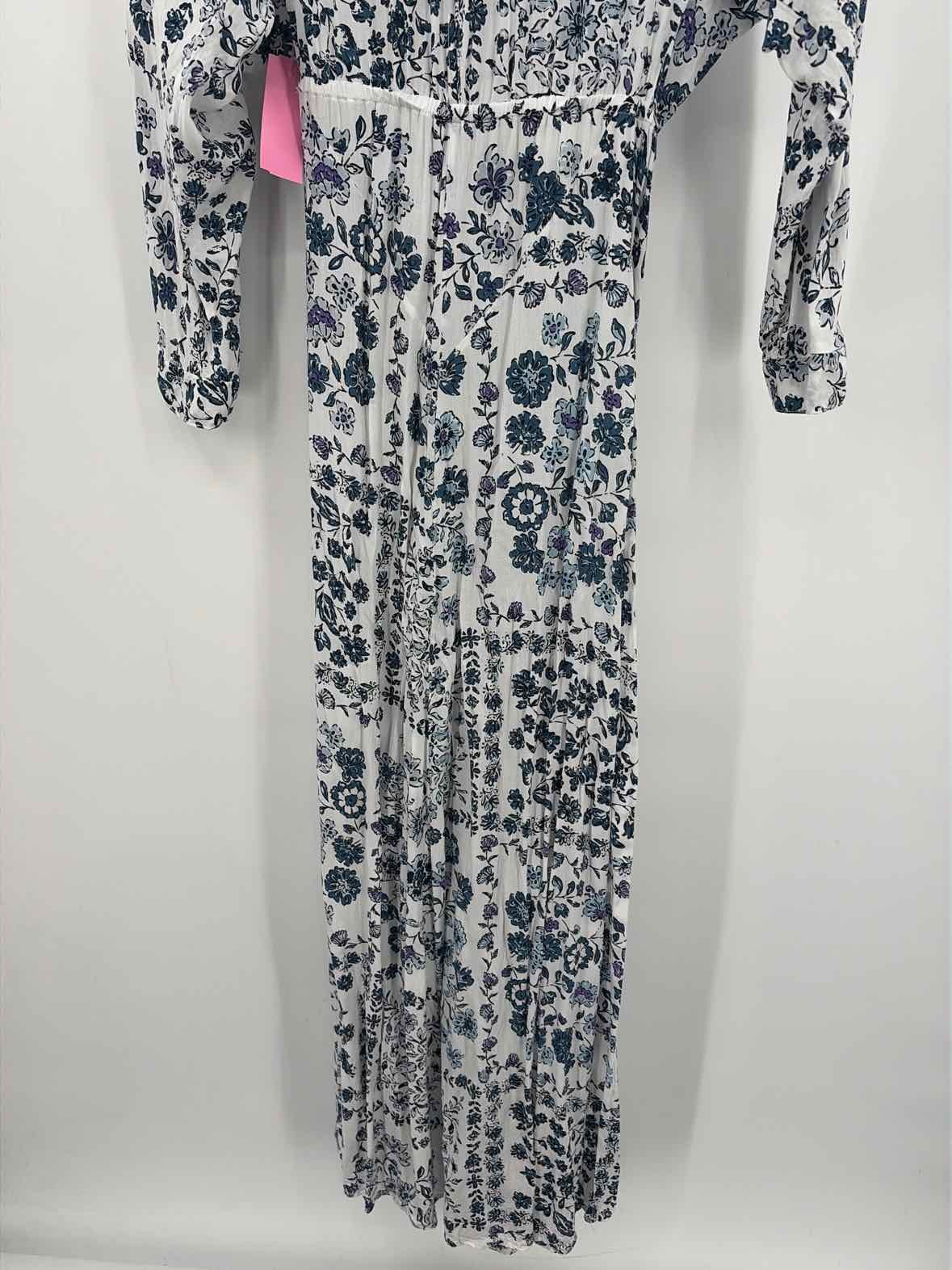 Pre-Owned Poupette St Barths White Size Small Maxi Long Sleeve Dress