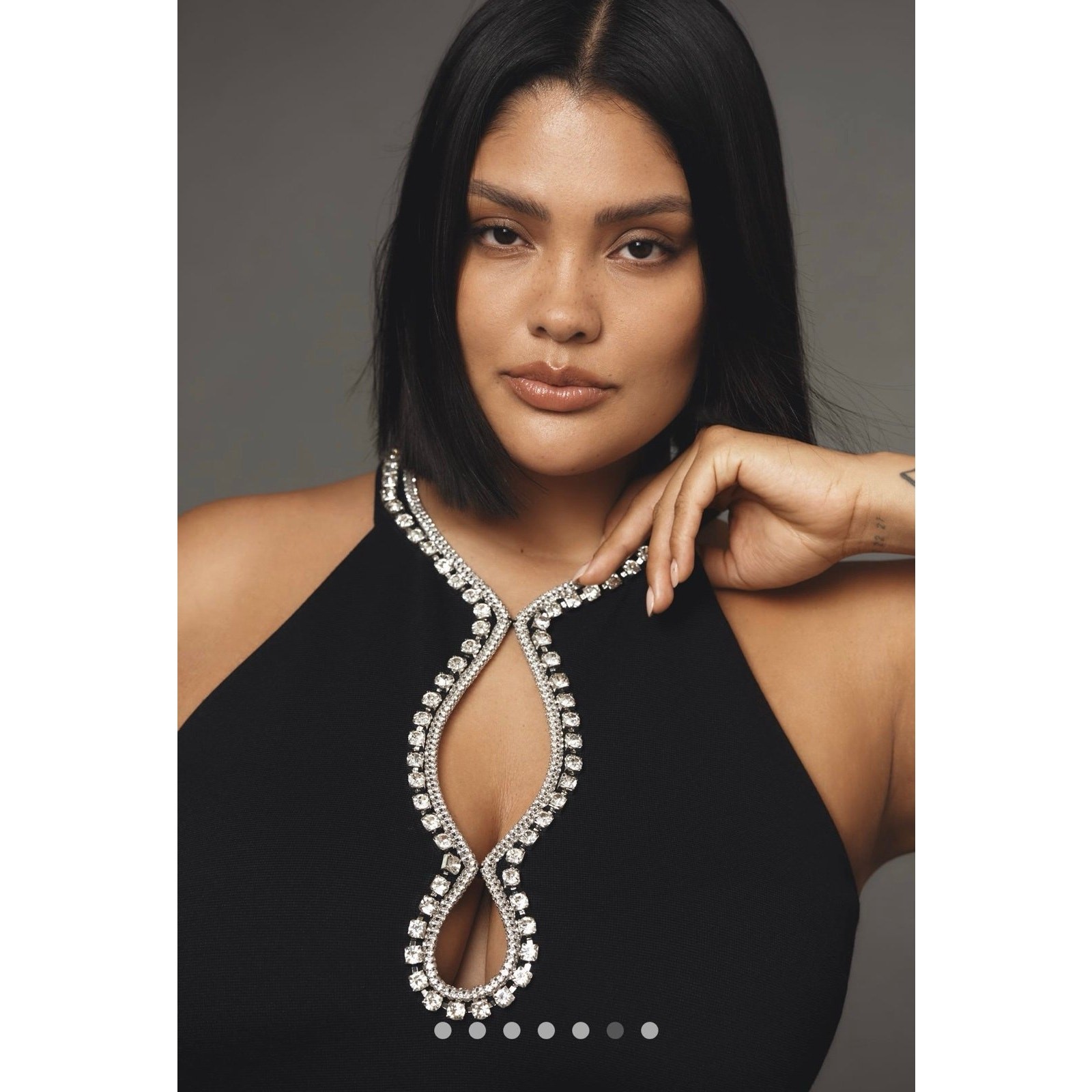 NWT❤️Maeve Sleeveless Rhinestone Cutout MiniDress szL