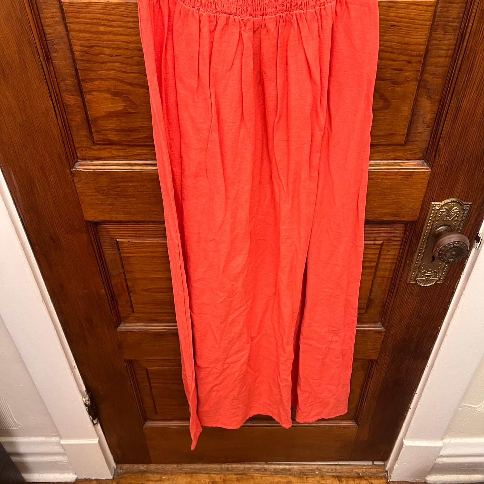 Z Supply Bayside Linen Maxi Dress Persimmon sz XS NWT’s $129 Women’s