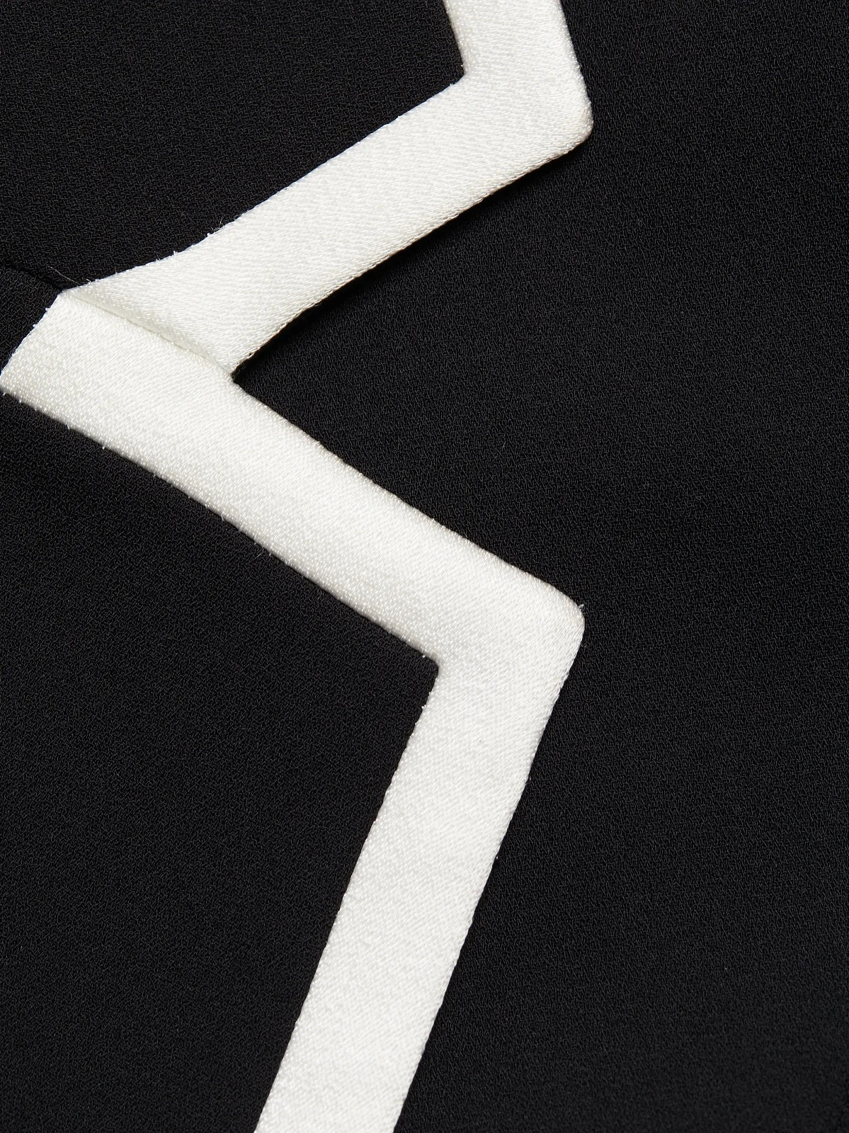 ALICE + OLIVIA KYRIE Pipe Tuxedo Coat Dress 4 Black White TRIM Pockets $495
