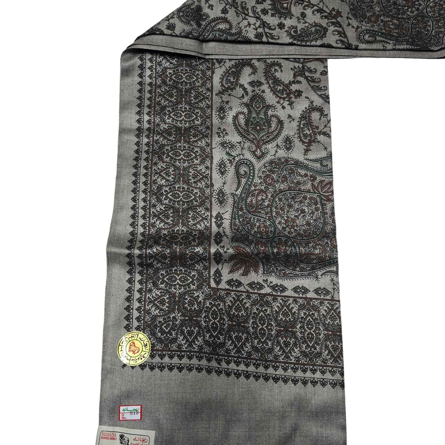Super Thick Premium High Quality Kashmiri Embroidered Shawl Parna Chadar 700g