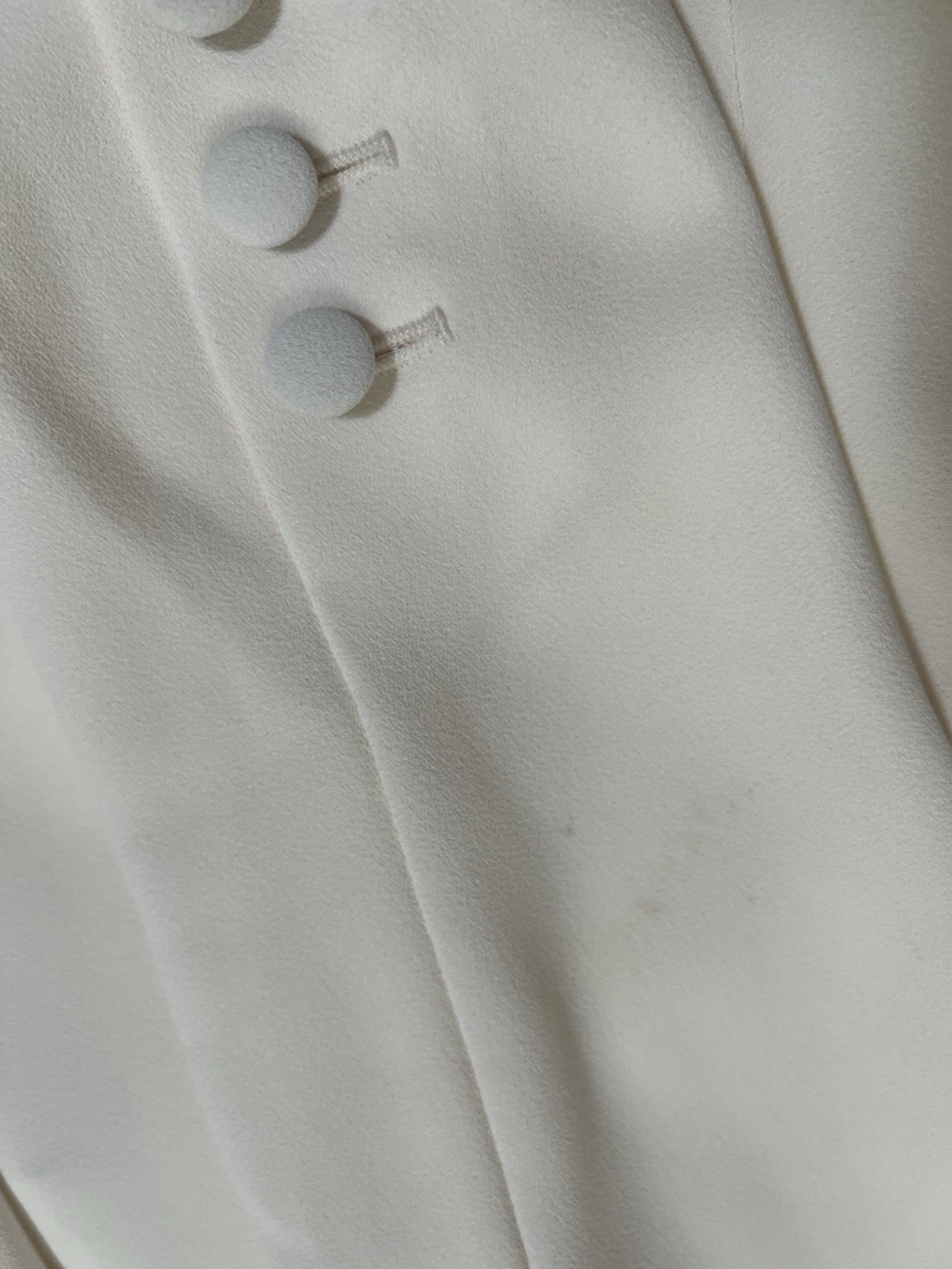 NWT alice + olivia Kryie Double Breasted Tuxedo Dress in Ecru White & Black